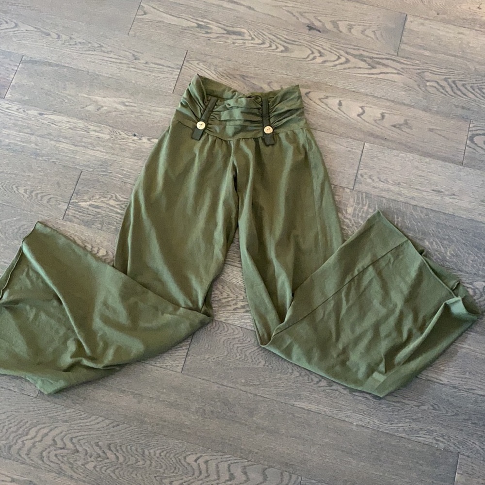 Pink lotus Anthropologie lounge pants